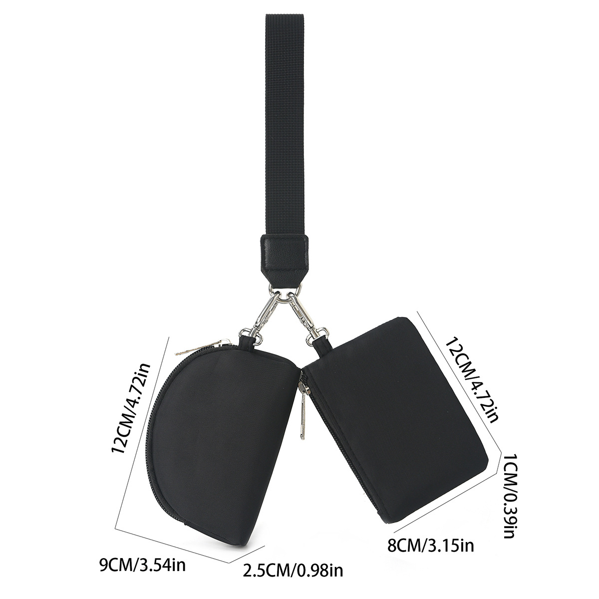 Customized 2024 new LulU-style wrist bag, portable lulu card bag, bank card mini change storage bag Application Scenario