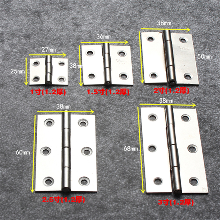 Stainless steel small hinges 1/1.5/2/2.5/3/4-inch small hinges for luggage, Windows, cabinets and doors Application Scenario