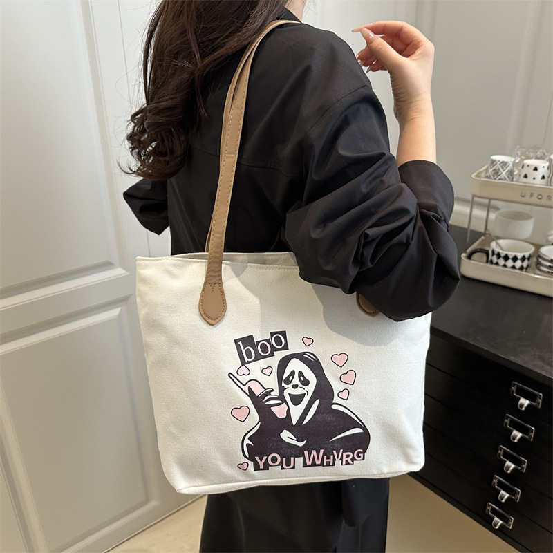 2025 New retro college style versatile large-capacity casual college student commuting bag, single-shoulder handbag Specification drawing