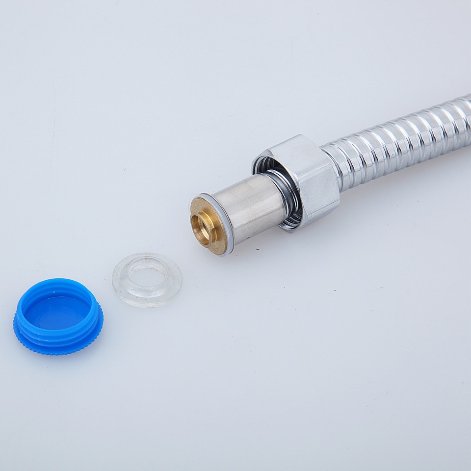 Shower head hose, bathroom encrypted explosion-proof stainless steel hose, water heater water pipe connection pipe, extended pipe details Picture