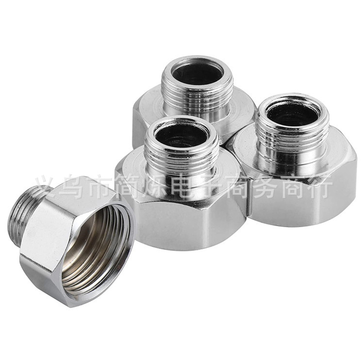 Stainless steel 3-point, 4-point and 6-point corrugated pipe nut detachable joint pipe nut full figure