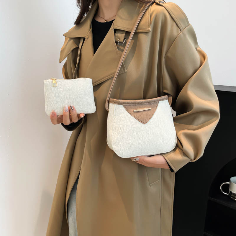 High-end small bag for women, new winter 2024 fashionable and versatile single-shoulder crossbody bag for commuting ladies, bucket bag details Picture