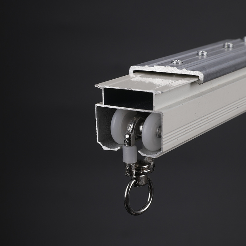 Curtain track pulley, home alloy pulley accessories, intelligent electric, multi-specification, straight track, curved track, silent details Picture