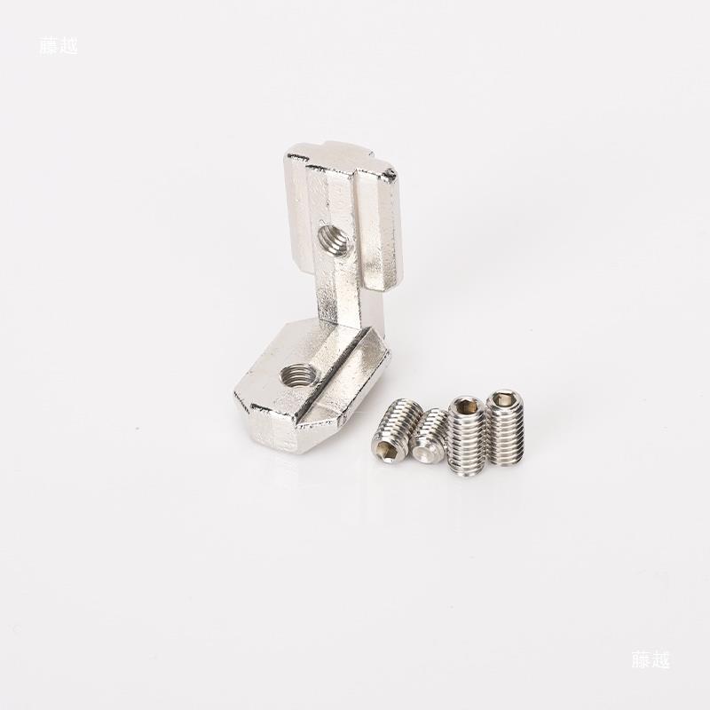Angle slot connectors 2020/30, 30/40, 40/45/ Profile built-in fasteners M4568 hole zinc alloy/carbon steel Item Picture