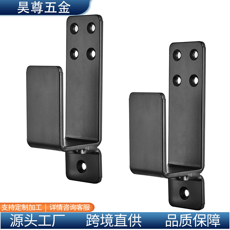 The metal pole bracket of the barrier bracket door is suitable for the safety pole of the wooden door bracket as the reinforcement of the home safety door details Picture
