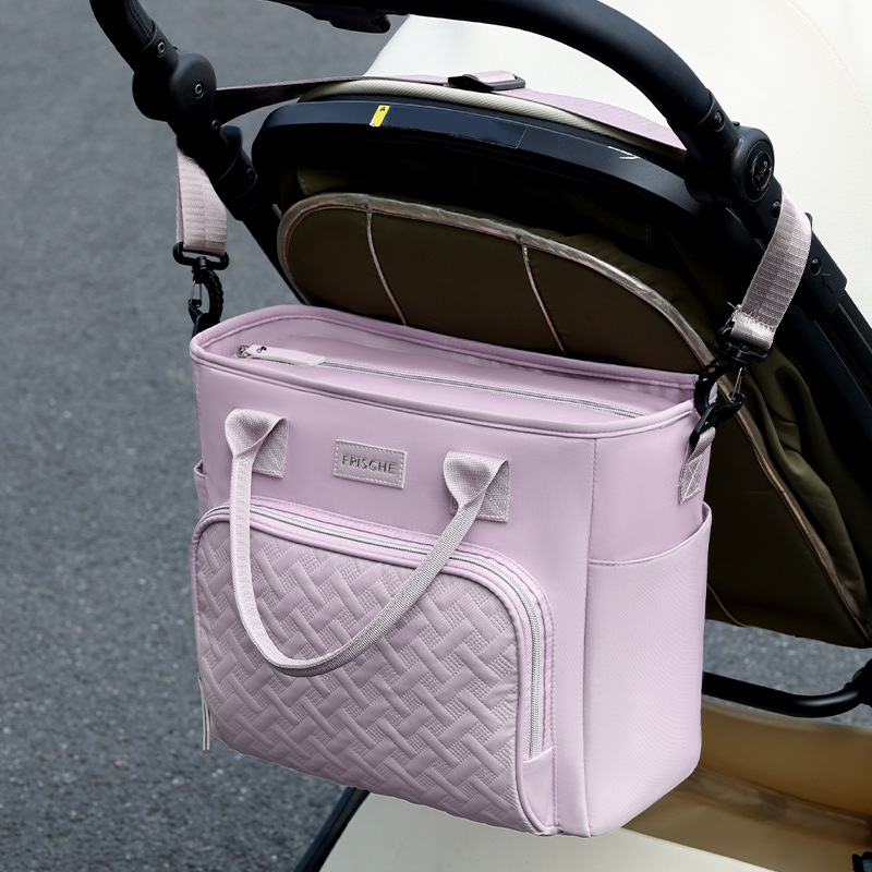 Runhui large-capacity Mommy Bag, baby products, insulated bag, high-end feel, one-piece consignment for mom's travel baby bag details Picture