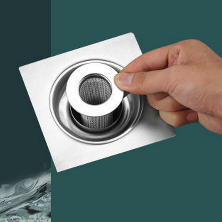 Wholesale stainless steel floor grille, toilet, bathroom, sewer, hair filter, drain filter mesh Application Scenario
