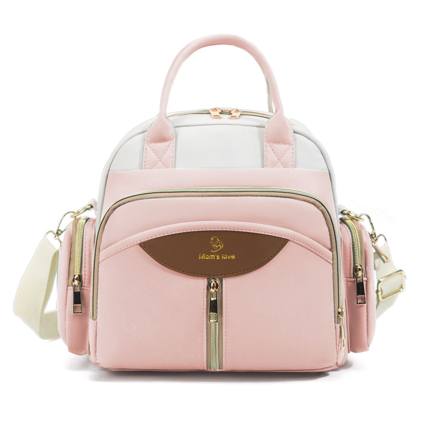The 2025 new multi-functional Mommy Bag is a large-capacity backpack that can be carried diagonally or by hand. It is a portable baby product and mother and baby bag Application Scenario