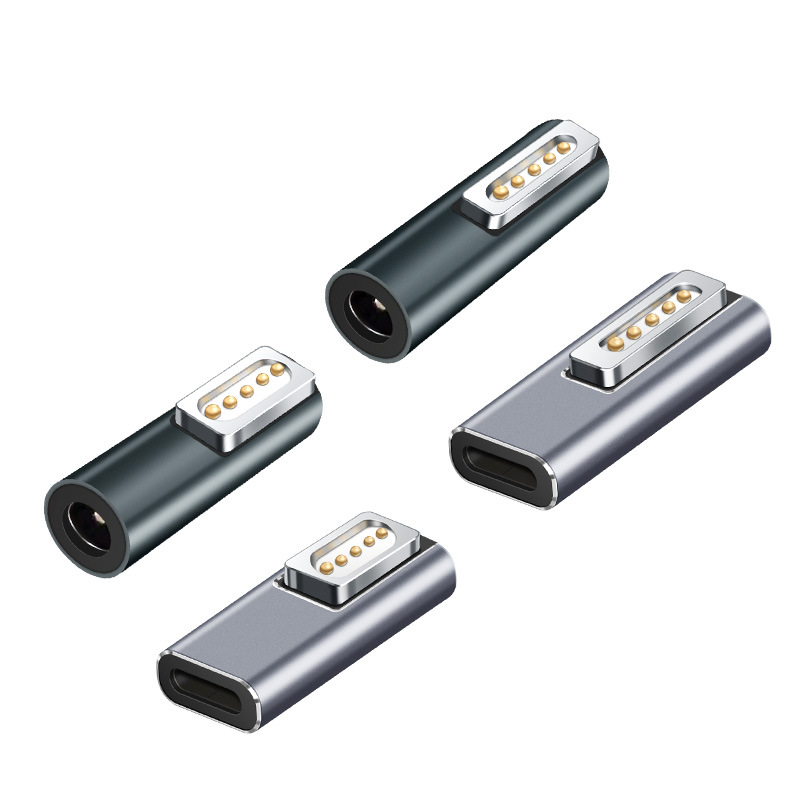 The C-female to Apple T-head adapter is suitable for charging macbook laptops and converting type-c female to magsafe 2 Item Picture