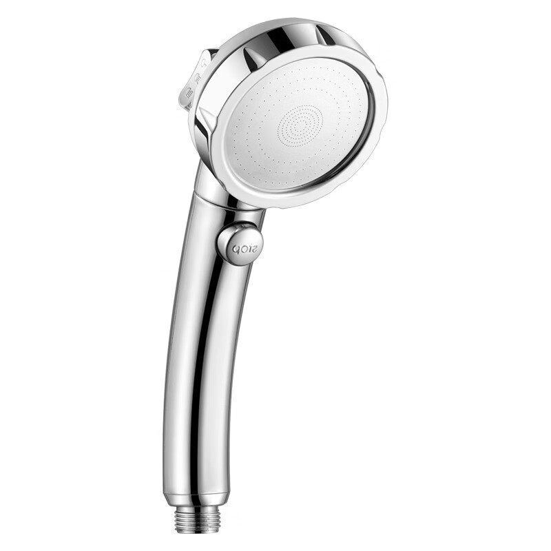 Household pressurized showerhead, shower, bath, household bath, lotus pod, three-speed powerful pressurized one-key water-stop showerhead Item Picture