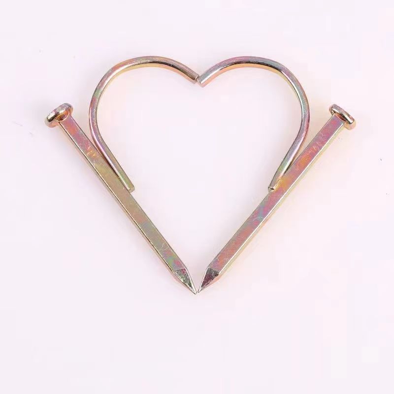 Cement nails, steel nails, water pipe hook nails, 4-point hook nails, water pipe fixing hook nails, wire pipe nails, pipe clamps, hook nails, code nails, structure d Item Picture