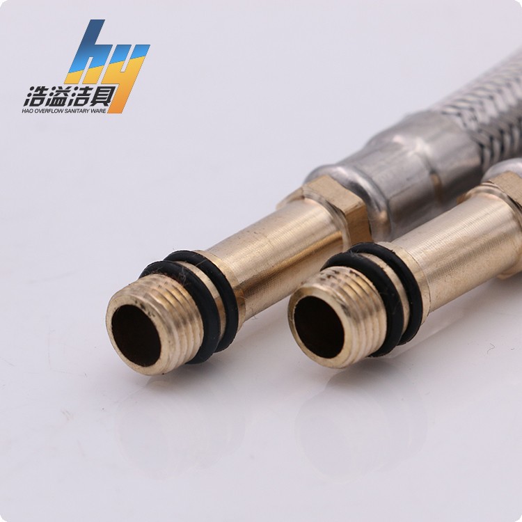 Wholesale 304 pipe cold and hot faucet braided hose, pointed faucet, pentmetal pipe, FB washbasin, kitchen connection pipe Application Scenario