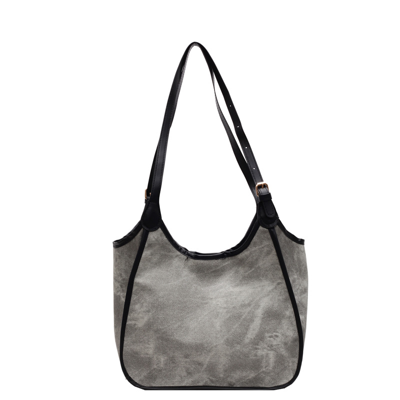 Casual retro bucket bag for women, a new winter 2024 trend single-shoulder underarm bag, a niche large-capacity commuter bag Item Picture