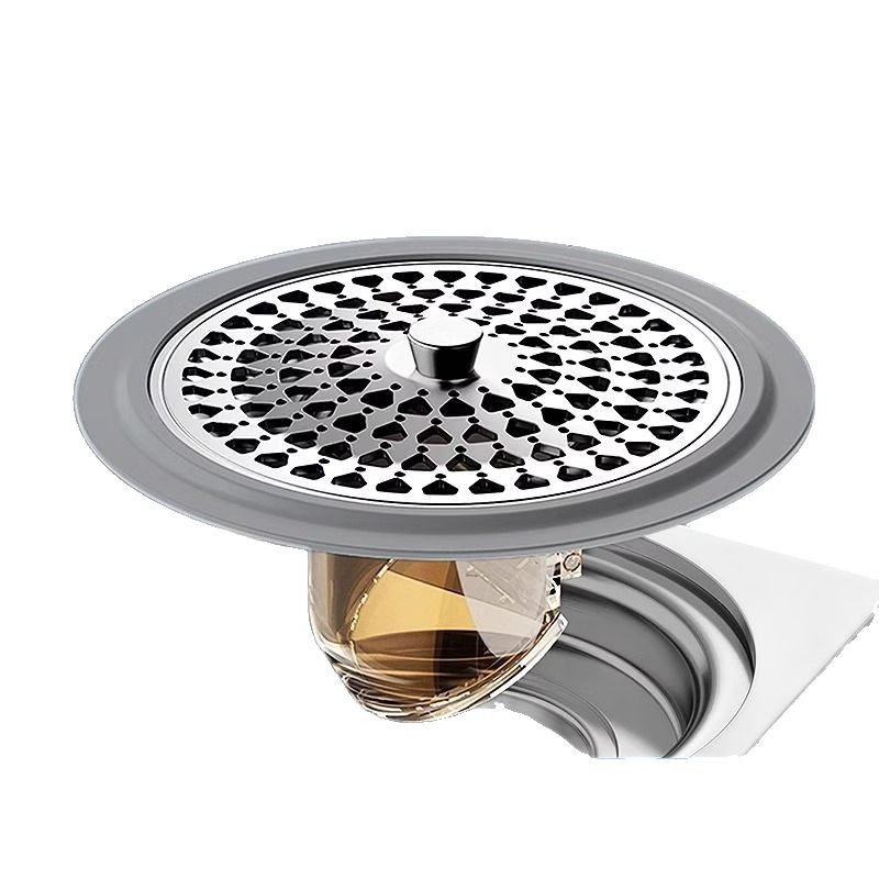 Anti-odor floor drain core, universal anti-insect and anti-hair filter screen for bathrooms, anti-odor backflow device for sewer pipes, sealing cover Item Picture