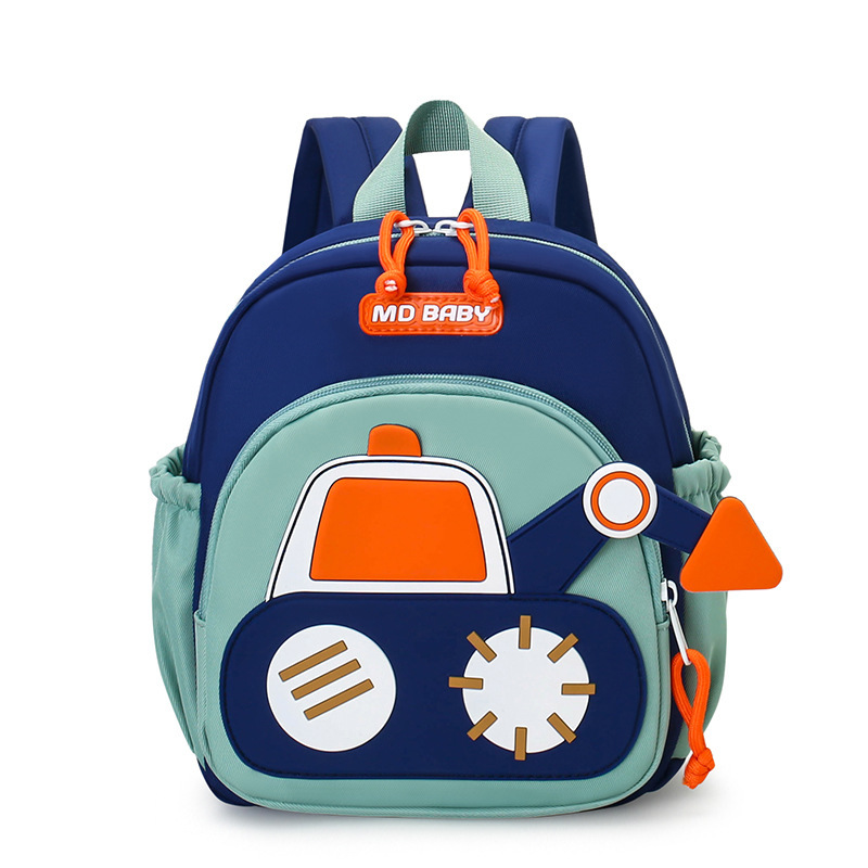 Kindergarten children's backpacks, cute cartoon trendy small schoolbags for boys, casual travel, outdoor snack packs, cross-border Item Picture