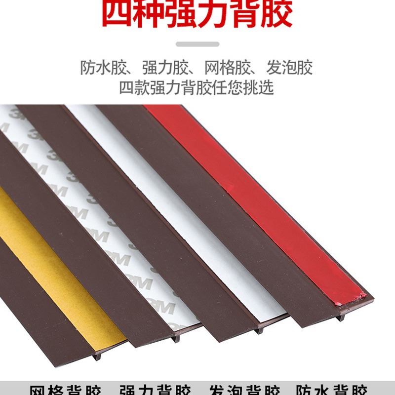 Door bottom sealing strips, windbreak strips, waterproof, insect-proof and dust-proof sealing rubber strips for bedroom door gaps, with self-adhesive door bottom strips wholesale Application Scenario