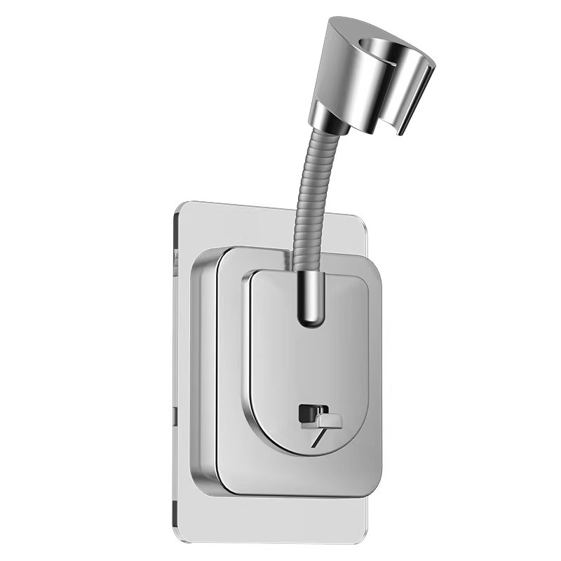 Showerhead bracket, shower head fixator, no need for drilling, bathroom universal flower sun-hanging head, bathroom heater hook base, a magic tool Item Picture