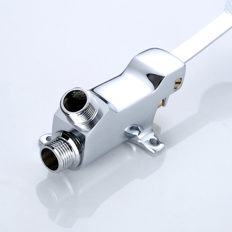 Copper hospitals use foot-operated faucets, food factories use washbasins, and laboratories use foot-operated faucet switches Application Scenario