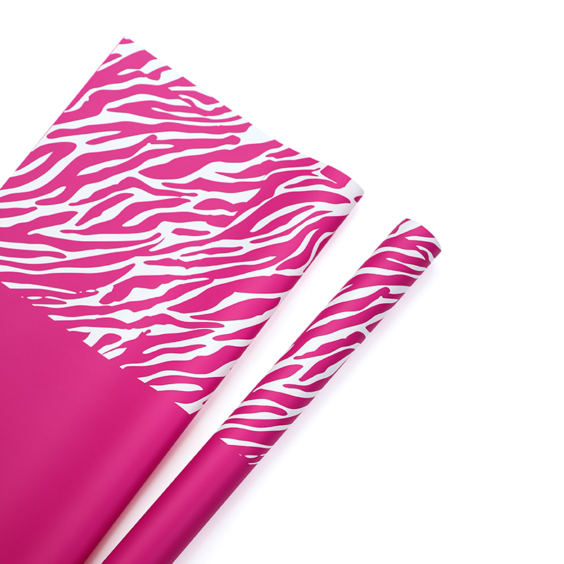 Yuyin series Zebra-patterned flower wrapping paper, cross-border export wholesale wrapping paper, materials for flower shops and bouquets Item Picture