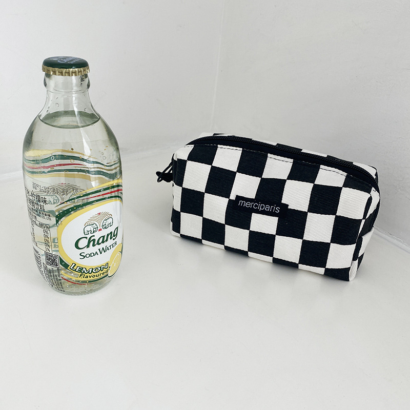 11021ins style salt-themed artistic pen case, large capacity Japanese and Korean girl student stationery pencil case, storage makeup bag Specification drawing