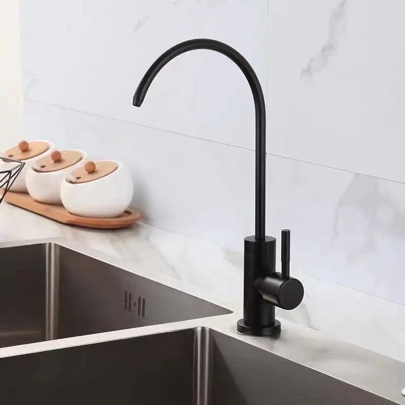 Wholesale of household water purifier faucets, stainless steel kitchen water dispenser faucets, 2-point and 4-point universal pure water faucets Specification drawing