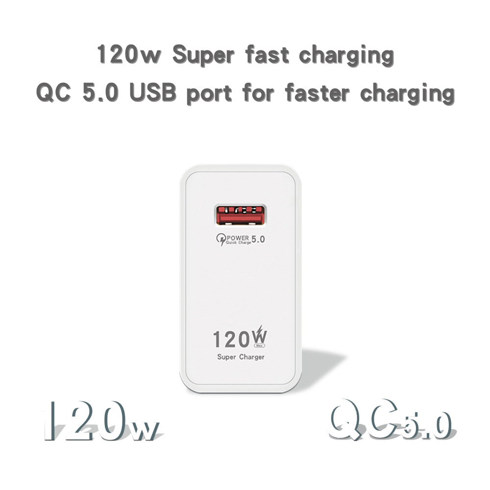The 120W Super fast charging charger from Europe, America and the UK is suitable for the ultra-fast flash charging head of Xiaomi 12/12 Pro details Picture