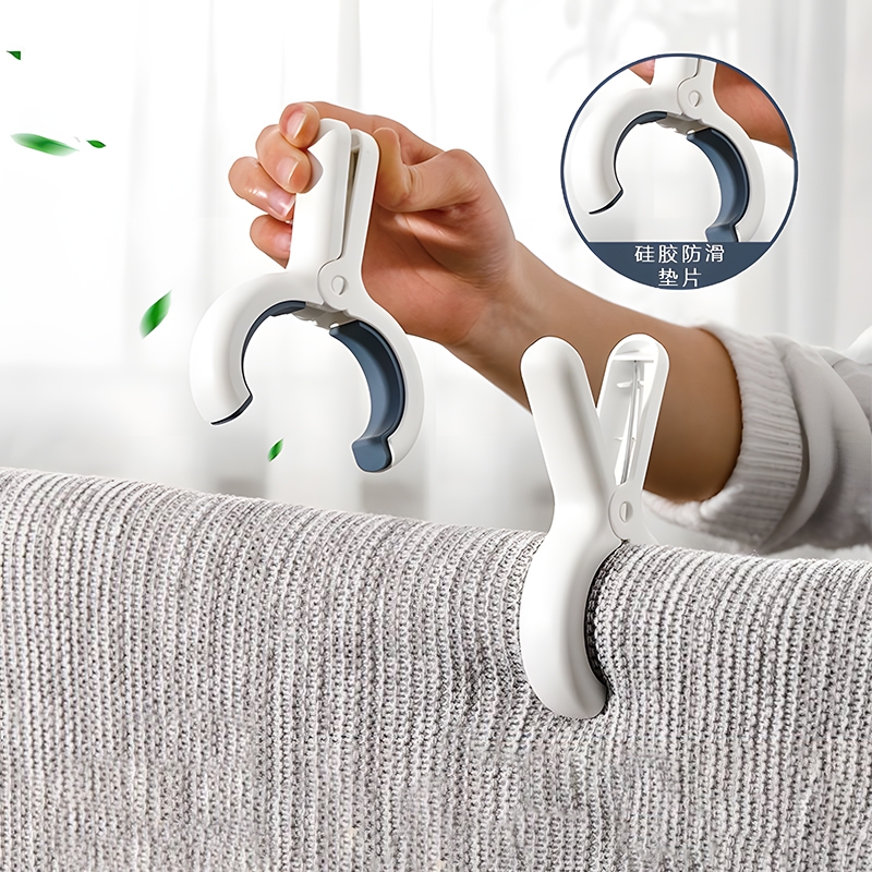 ✅ Clips for drying clothes, windproof quilts, large clips, plastic quilt clips, anti-slip and traceless for drying bed sheets, fixed Specification drawing