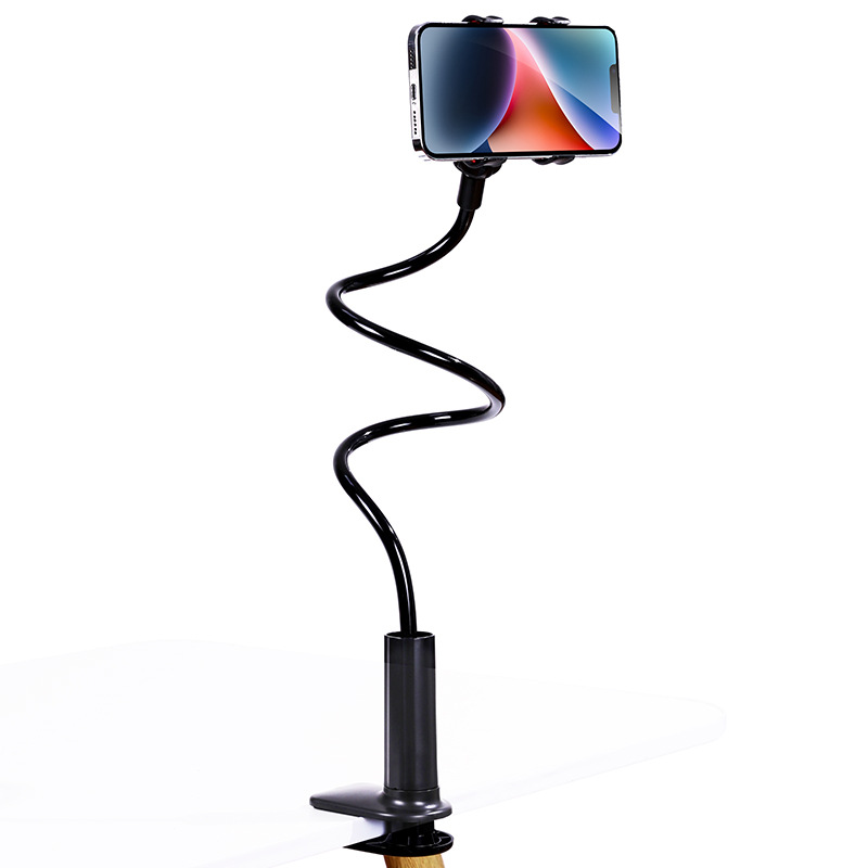 Cross-border mobile phone lazy person stand, spiral base, bed and desk lazy person's magic tool, bedside mobile phone and tablet stand Item Picture
