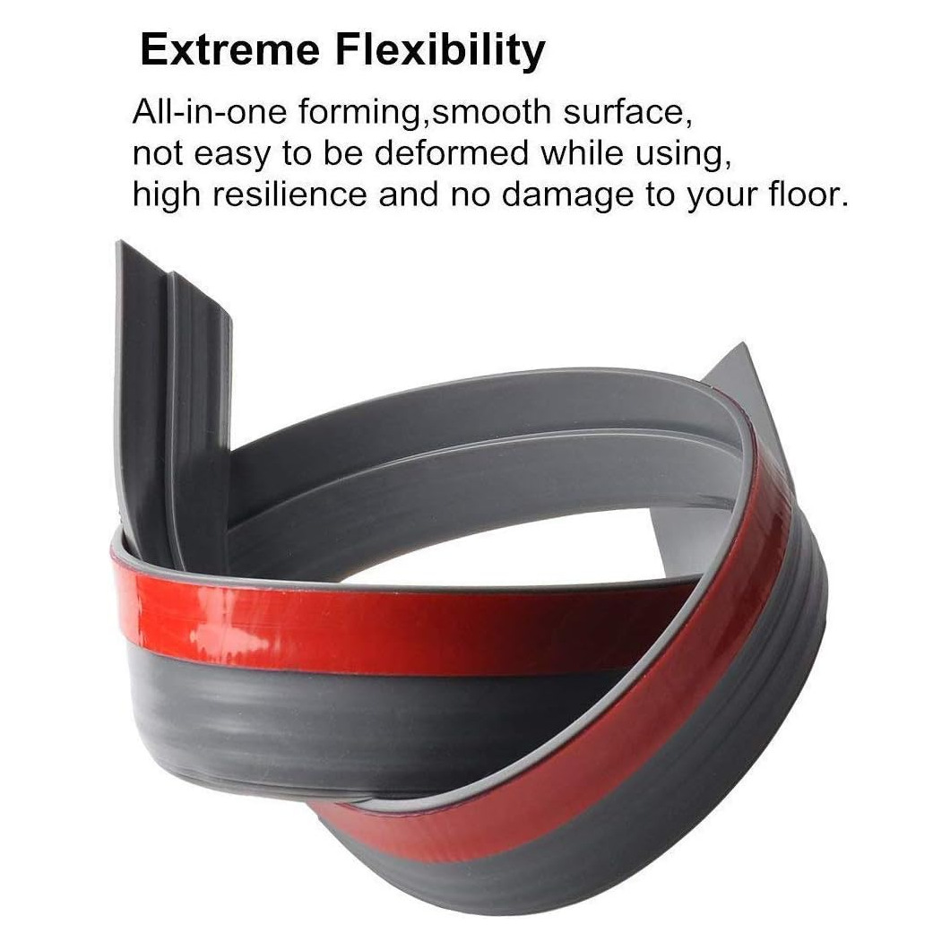 Door bottom sealing strip, door gap, bedroom windproof and soundproof strip, dust-proof strip, self-adhesive door bottom gap, thermal insulation rubber strip Specification drawing