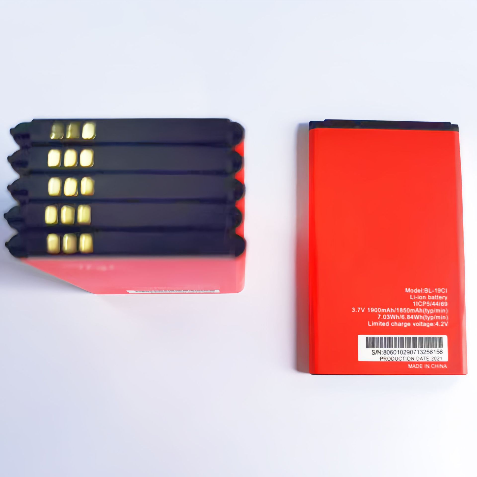 Factory wholesale of external durable large-capacity BL-19CI batteries suitable for ITEL mobile phone battery cells Specification drawing