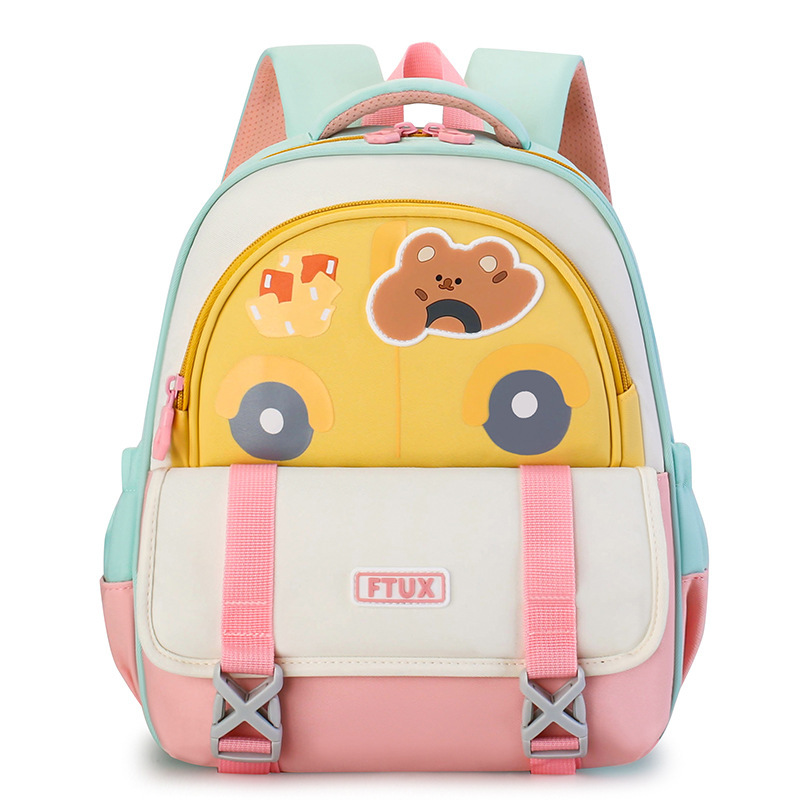 Kindergarten schoolbags, cartoon cars, children's backpacks, small backpacks for senior class babies, and schoolbags for boys and girls in preschool classes Item Picture