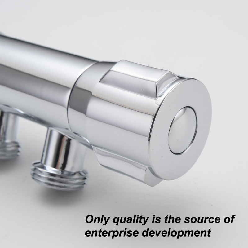 Factory direct sales of multi-functional toilet, dual-outlet, dual-use Angle valve bracket, one-inlet and two-outlet water separator, and feminine washbasin set Application Scenario