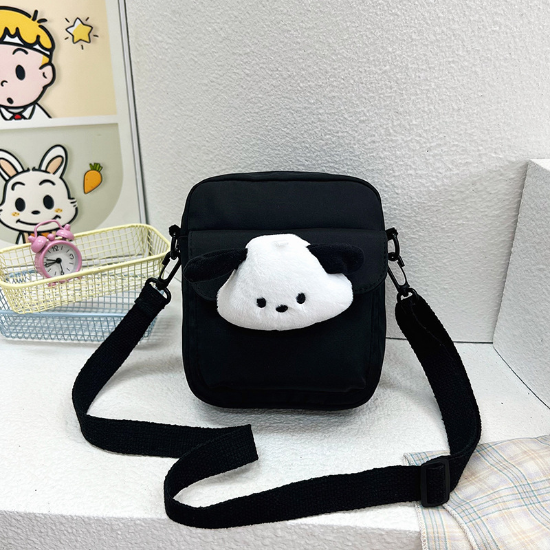 Summer new high appearance level, fresh and cute children's cartoon single-shoulder bag, crossbody bag, Kuromi cute girl backpack details Picture