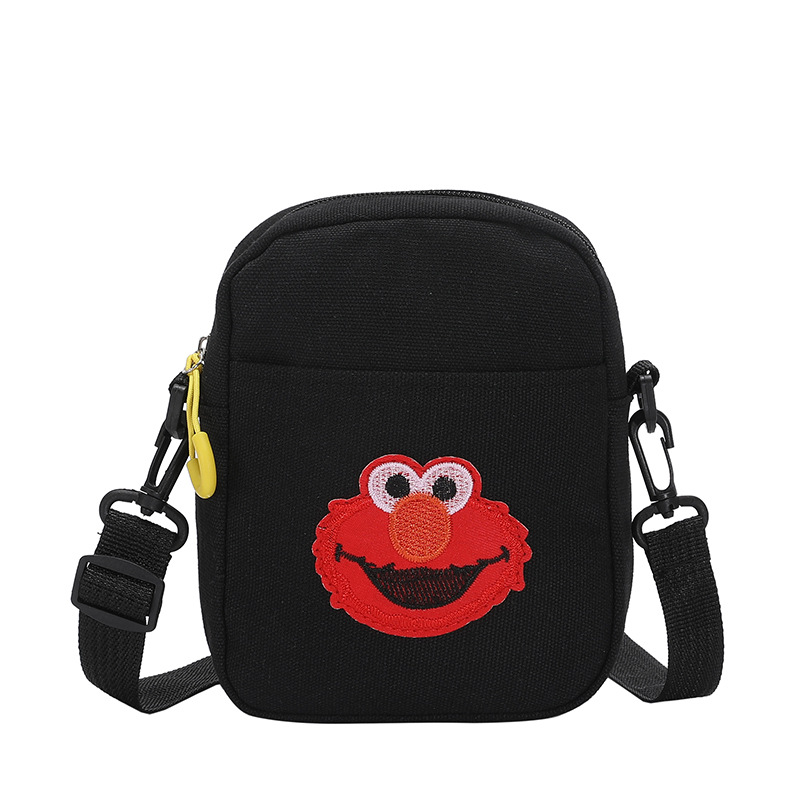 A new 2024 stylish and versatile single-shoulder crossbody bag with a large capacity. A cool and trendy Sesame Street sports bag for women on the street Item Picture