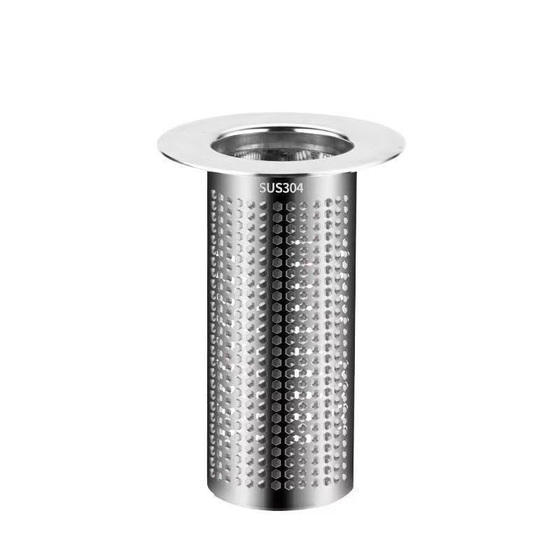 304 stainless steel floor drain screen, washbasin drain filter screen, bathroom washbasin and sink anti-clogging universal filter screen Item Picture