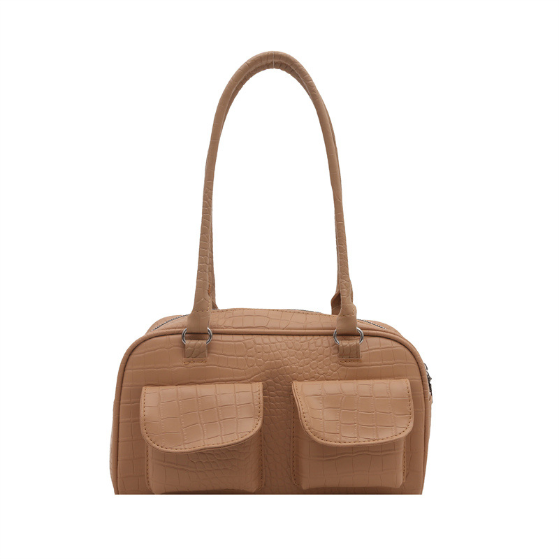 A new large-capacity, retro and simple commuting tote bag and fashionable pillow bag for women in spring 2025, a niche underarm bag Item Picture