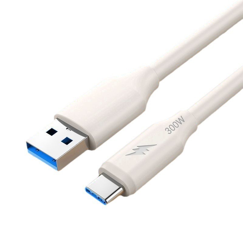 Thickened 300W super fast charging Type-C charging cable suitable for Huawei, VIVO, OPPO, Meizu and Android data cable wholesale Item Picture
