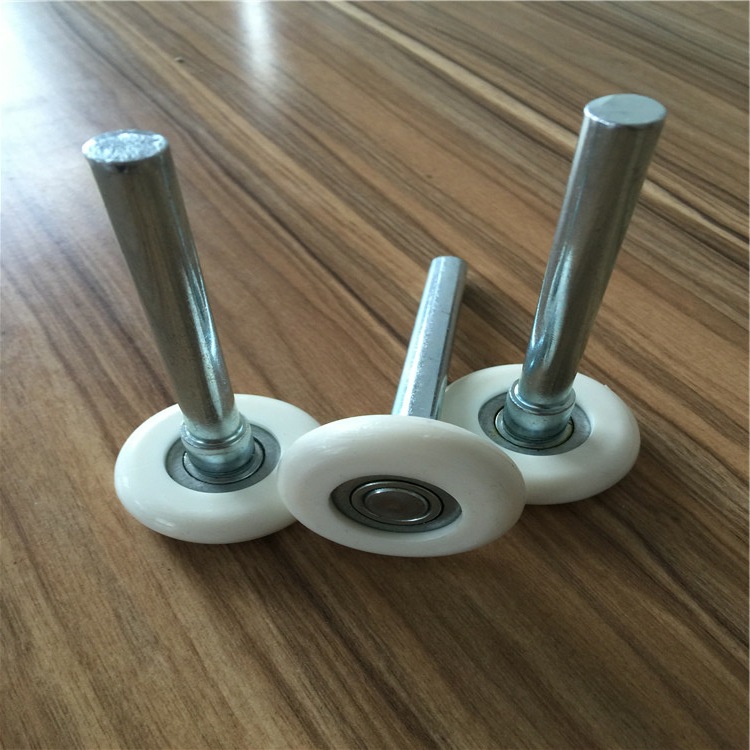 Premium 46*105 white garage door accessories, stamped bearings, pulleys and rollers Application Scenario