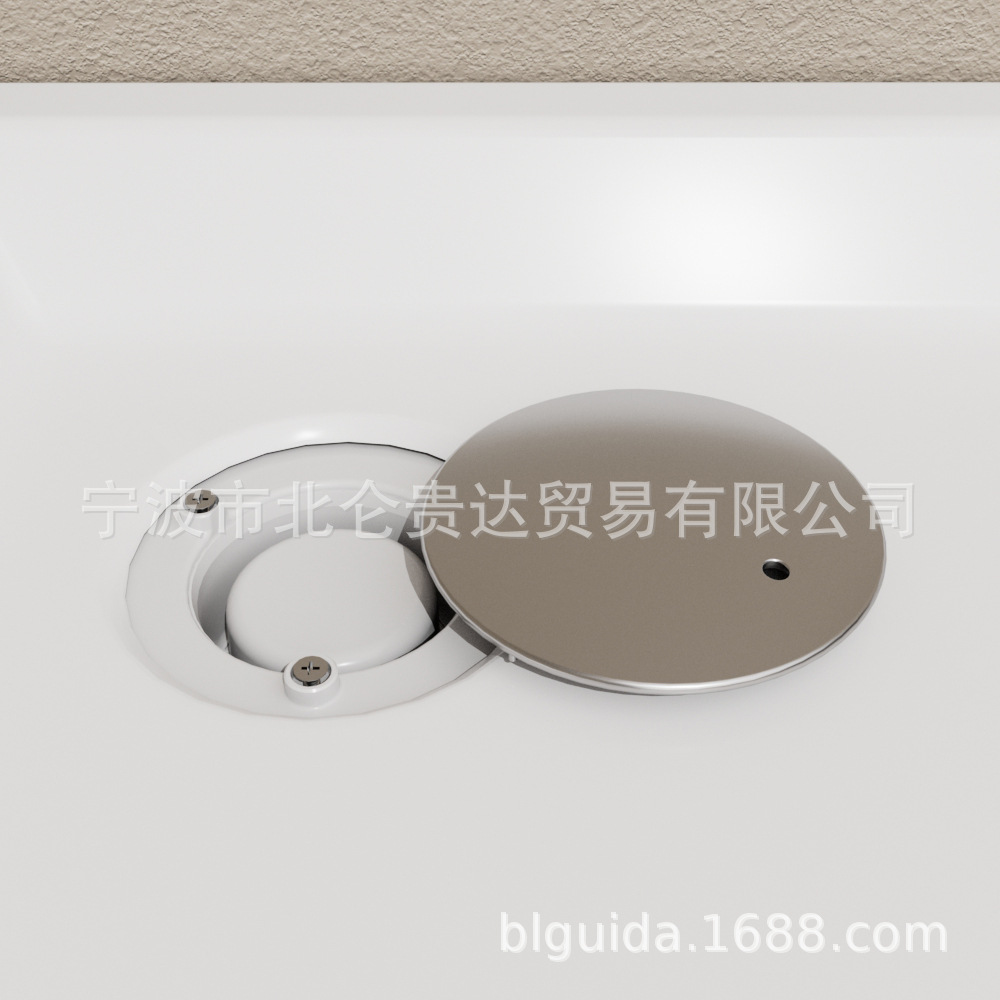 The accessory wholesale manufacturer supplies plastic flat floor drains for shower rooms, anti-odor European and American style ABS bottom basin drainage devices details Picture