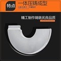 Cross-border electroplated stainless steel split cover, 4-point decorative cover, 6-point faucet Angle valve shower head, gas pipe fitting cover Application Scenario