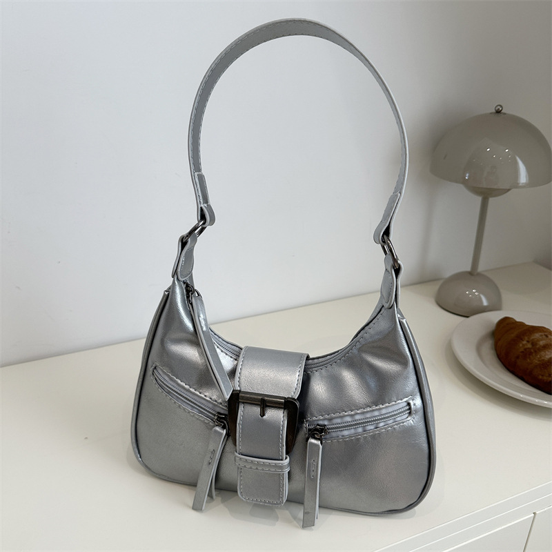 High-end underarm bag for women, 2024 new retro and fashionable hand-held dumpling bag, versatile and Instagram niche single-shoulder bag full figure
