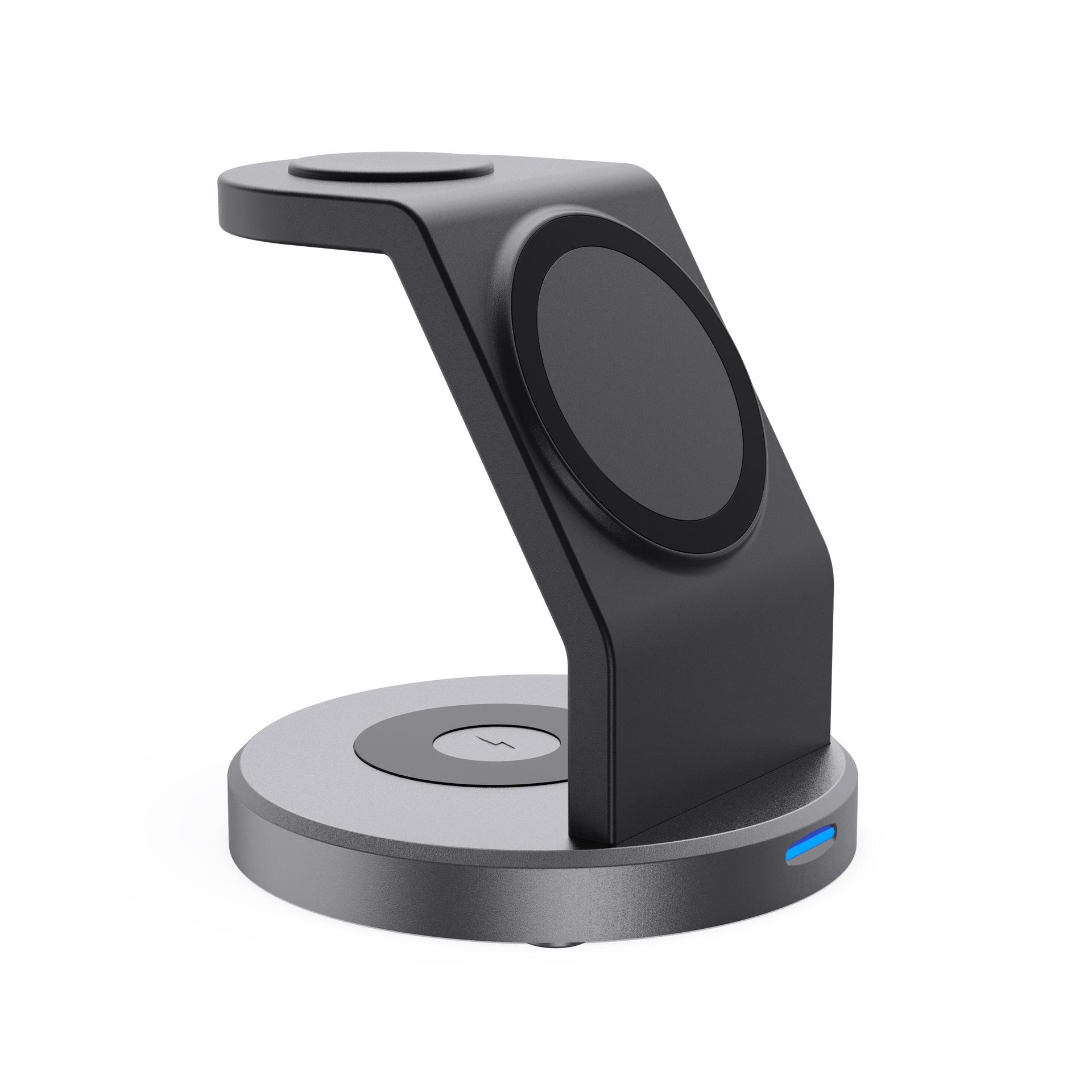 Source Factory's cross-border bestseller multi-functional magnetic 3-in-1 wireless charger, standing phone stand, watch wireless charger details Picture