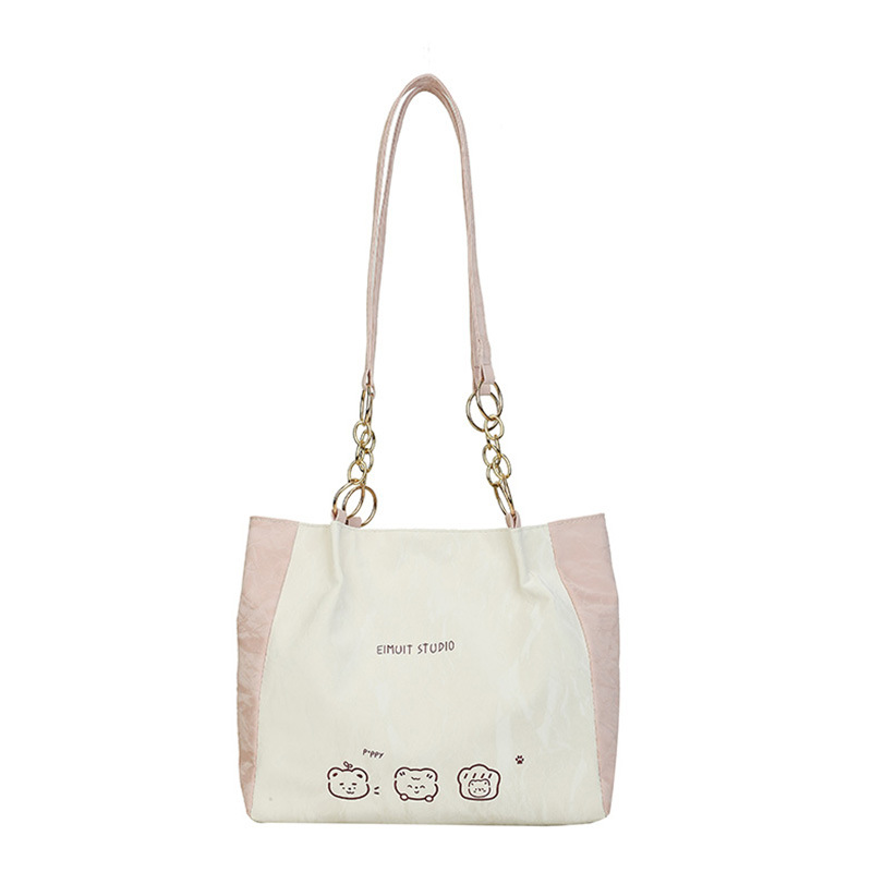 The 2025 new spring and summer large-capacity, cute and stylish, niche single-shoulder bag is casual, simple, high-quality and versatile tote bag Item Picture