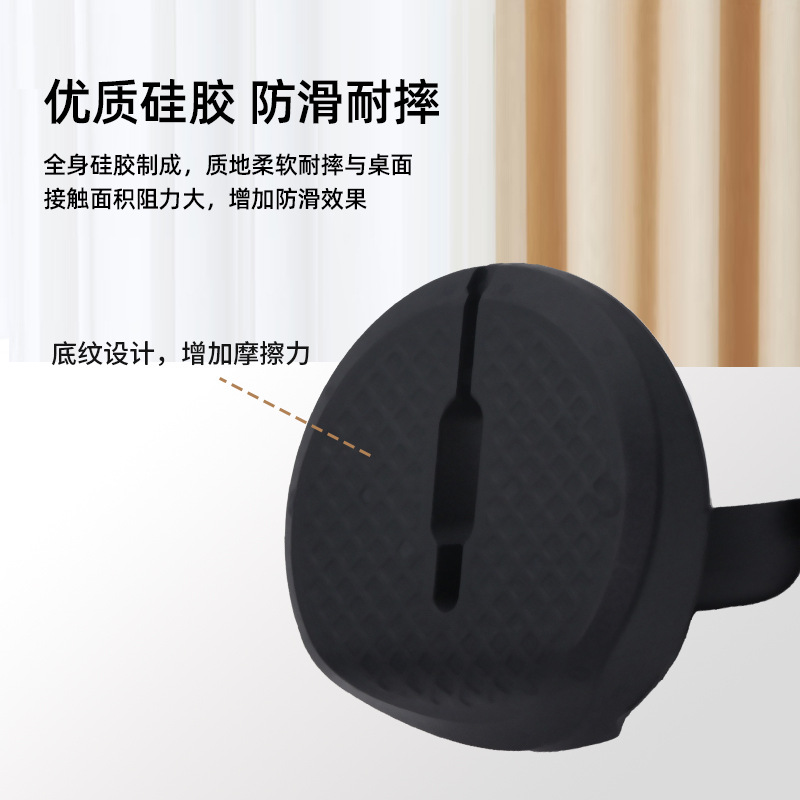 This wireless charging dock is suitable for Apple Watch and a Mickey Mouse silicone watch charging stand for iwatch Specification drawing