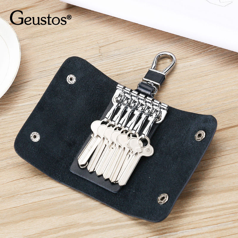 Factory wholesale and direct sales: Minimalist casual waist buckle, practical portable key bag, large-capacity storage hanging bag, key pocket details Picture