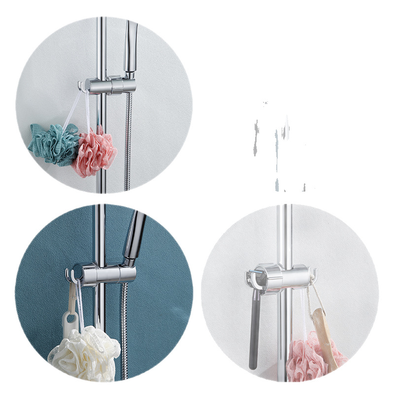 New type of non-disassembly rod with hook sliding sleeve, no need for drilling, mid-insert showerhead bracket, hand spray showerhead stand Item Picture