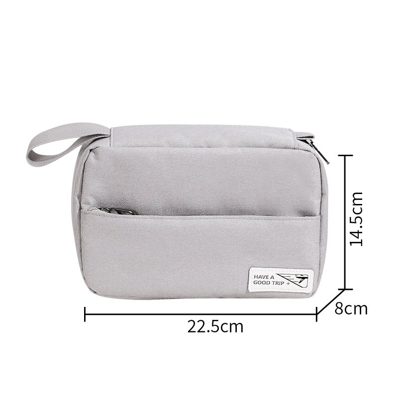 Customized link: Wabi-sabi style three-section toiletry bag, makeup storage bag, makeup bag customization Item Picture