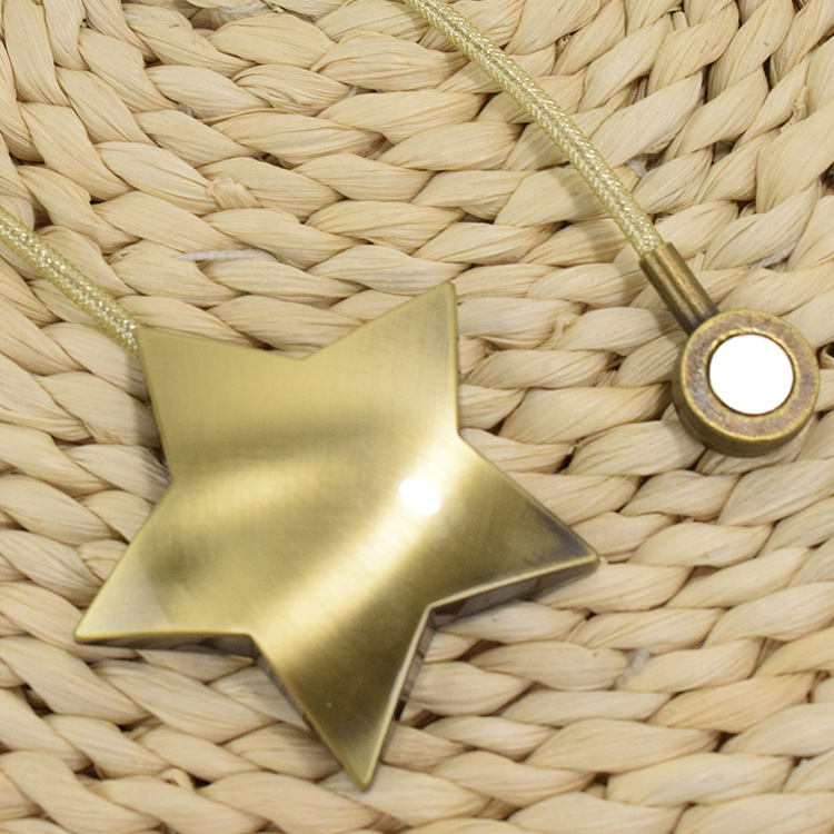 In-stock curtain five-pointed star magnetic clasp, magnetic binding curtain accessories, no need for drilling, no need for hooks, magnetic curtain clasp Specification drawing