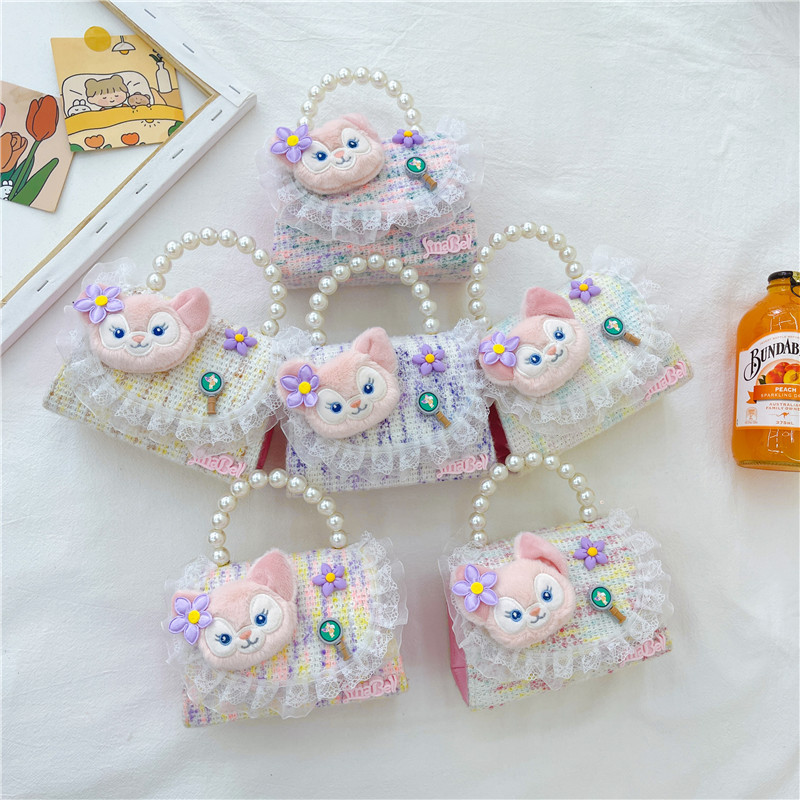 Autumn and winter single-shoulder bag 2024 new style fashionable princess hand-held cute small bag mini crossbody bag Children's bag full figure