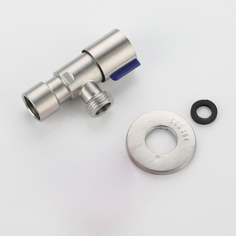 304 stainless steel 4-inch internal thread, 4-inch water inlet internal and external thread, triangle valve, stop valve, internal thread, cold water heater switch Application Scenario
